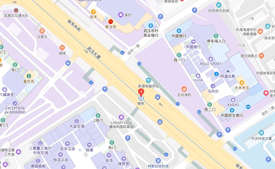 武昌火车站地图