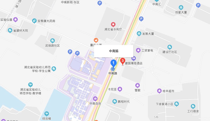 中南路地图