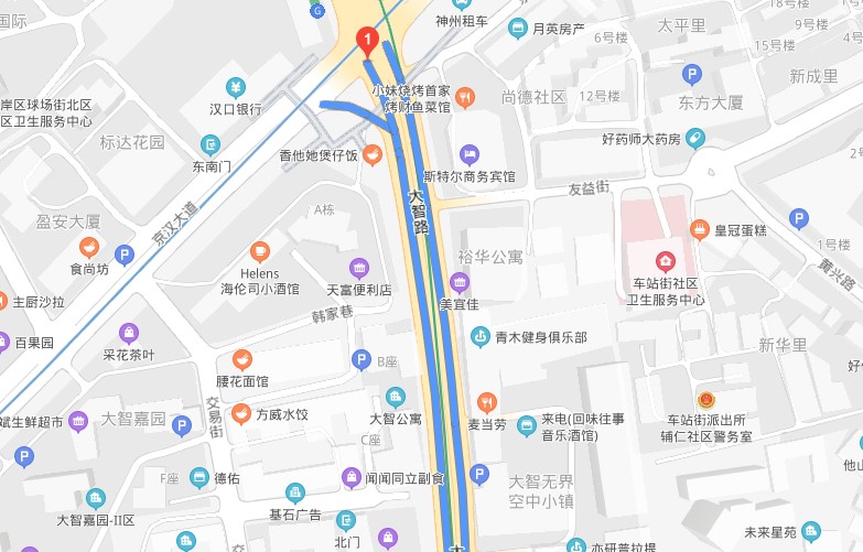 汉口大智路地图