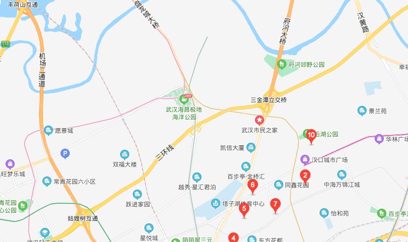 汉口后湖地图