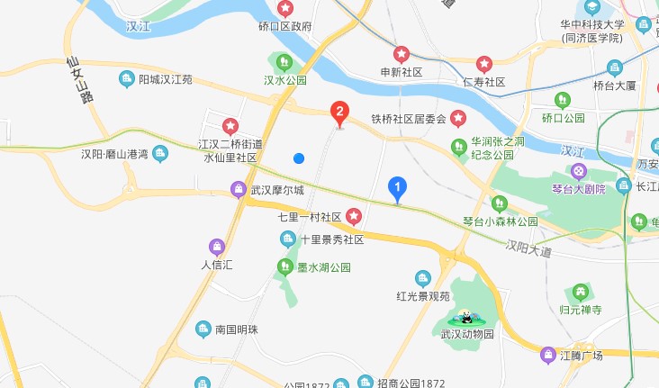汉阳七里庙地图