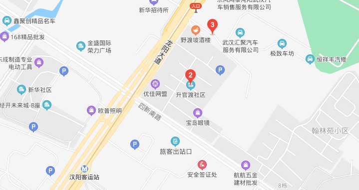 汉阳升官渡地图